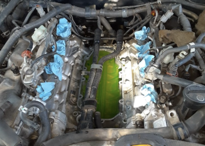 this image shows engine repair in Houston, TX