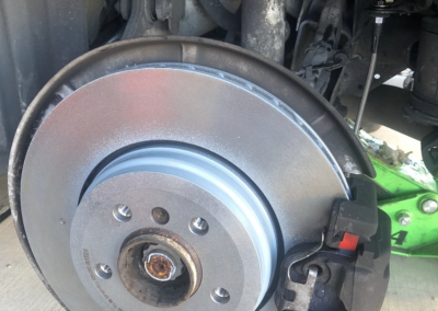this image shows brake repair in Houston, TX